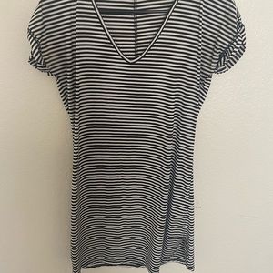 Black and White Stripe Dress